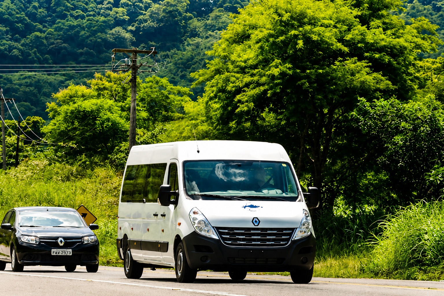 Veículo utilizado na operação de transfer